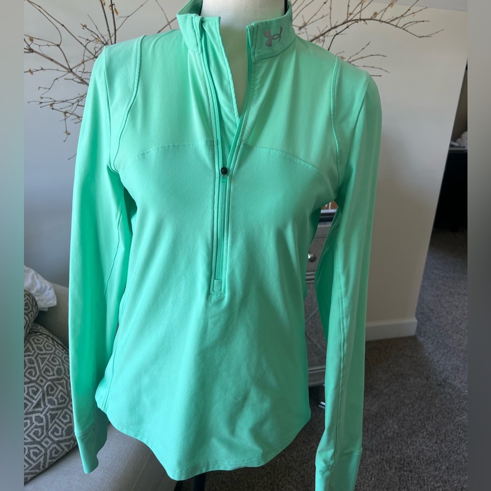 Under Armour Women's Mint Green Half Zip